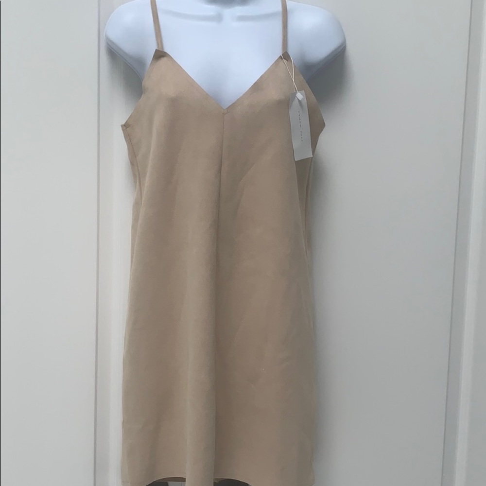 Suede dress
